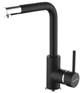 Смеситель для кухни Paulmark Honner Ho212018-418 чёрный металлик